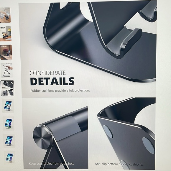 NWOT Lamicall adjustable foldable tablet and phone stand - Picture 9 of 9